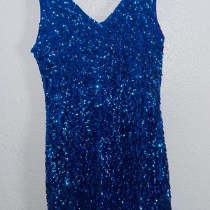 Small sparkly blue dress